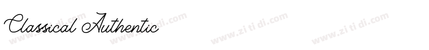 Classical Authentic字体转换